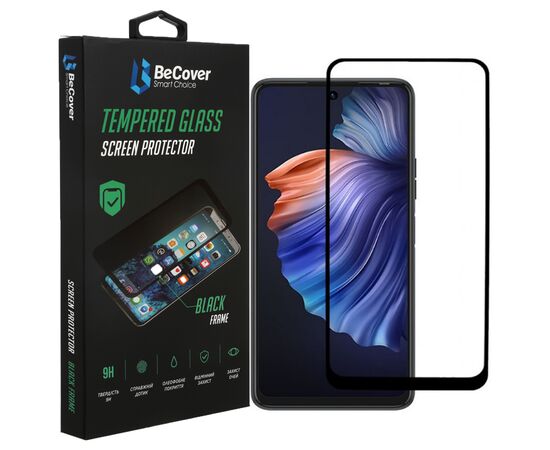 Стекло защитное BeCover Tecno POVA 4 (LG7n) Black (708554)