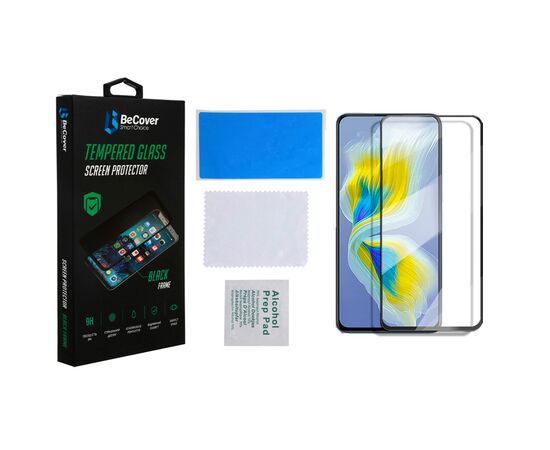 Стекло защитное BeCover Tecno POVA Neo 2 (LG6n) Black (708552), изображение 3 Стекло защитное BeCover Tecno POVA Neo 2 (LG6n) Black (708552), изображение 3