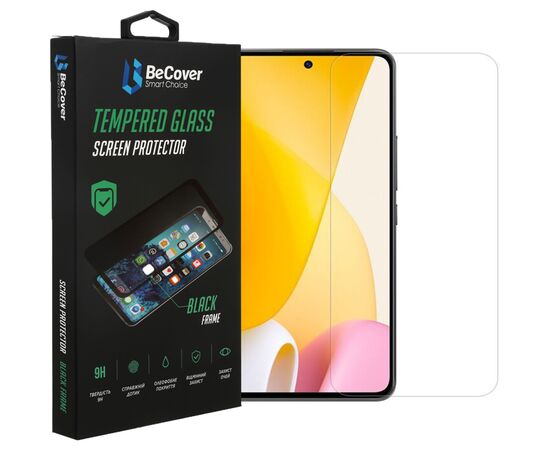 Стекло защитное BeCover Xiaomi 12 Lite 3D Crystal Clear Glass (708559)