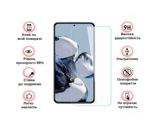 Скло захисне BeCover Xiaomi 12T / 12T Pro 3D Crystal Clear Glass (708557), зображення 4 Скло захисне BeCover Xiaomi 12T / 12T Pro 3D Crystal Clear Glass (708557), зображення 4