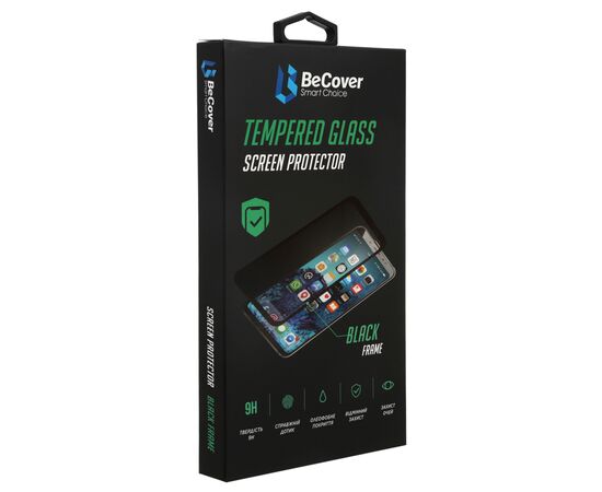 Стекло защитное BeCover ZTE Blade A52 Black (708755)