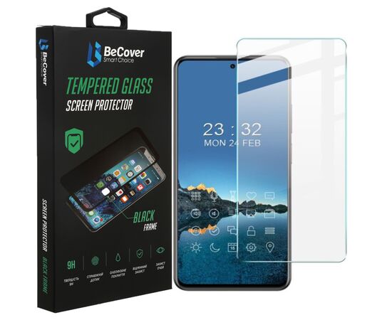 Стекло защитное BeCover ZTE Blade V40 / V40 Pro 3D Crystal Clear Glass (708561)