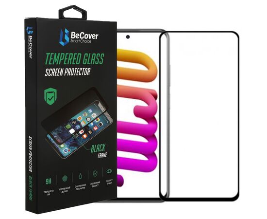 Стекло защитное BeCover ZTE Blade V40 / V40 Pro Black (708562)
