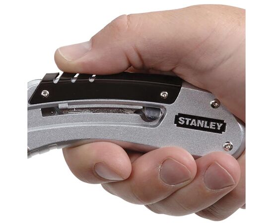 Нож монтажный Stanley FatMax, трапециевидное лезвие 19х62мм (0-10-810), изображение 6 Нож монтажный Stanley FatMax, трапециевидное лезвие 19х62мм (0-10-810), изображение 6