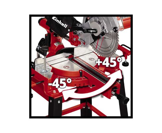 Торцовочная пила Einhell TC-SM 2531/2 U, 1900Вт (4300805), изображение 4 Торцовочная пила Einhell TC-SM 2531/2 U, 1900Вт (4300805), изображение 4