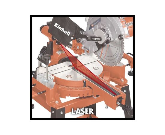 Торцовочная пила Einhell TC-SM 2531/2 U, 1900Вт (4300805), изображение 5 Торцовочная пила Einhell TC-SM 2531/2 U, 1900Вт (4300805), изображение 5