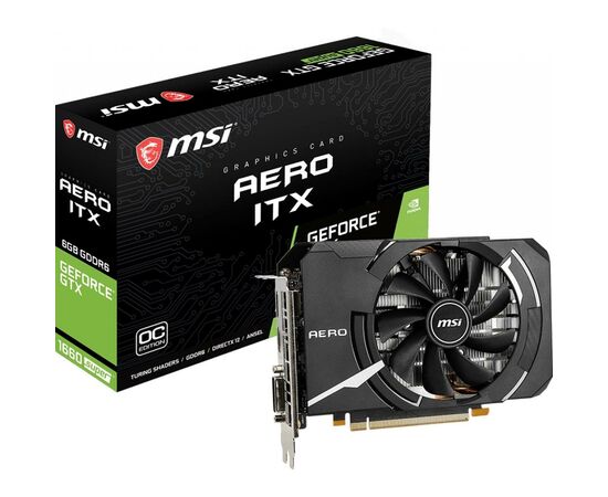 Відеокарта MSI GeForce GTX1660 SUPER 6144Mb AERO ITX OC (GTX 1660 SUPER AERO ITX OC 6G)