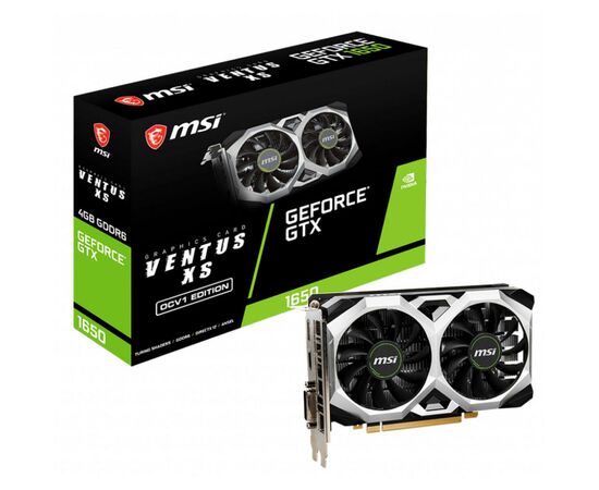 Відеокарта MSI GeForce GTX1650 4096Mb D6 VENTUS XS OC (GTX 1650 D6 VENTUS XS OCV1)