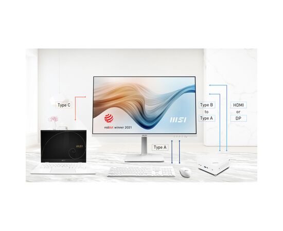 Монитор MSI Modern MD272QPW, изображение 12 Монитор MSI Modern MD272QPW, изображение 12