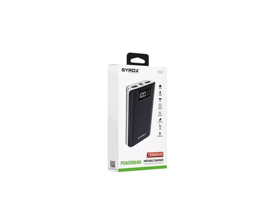 Батарея универсальная Voltronic SYROX PB-107 20000mAh, inp:Type-C/microUSB(5V/2A), out:USB(5V/2.1A&1A), White (PB-107-W/282055), изображение 3 Батарея универсальная Voltronic SYROX PB-107 20000mAh, inp:Type-C/microUSB(5V/2A), out:USB(5V/2.1A&1A), White (PB-107-W/282055), изображение 3