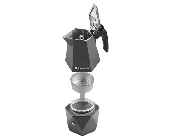 Гейзерна кавоварка Polaris Kontur-4C (015182), зображення 3 Гейзерна кавоварка Polaris Kontur-4C (015182), зображення 3