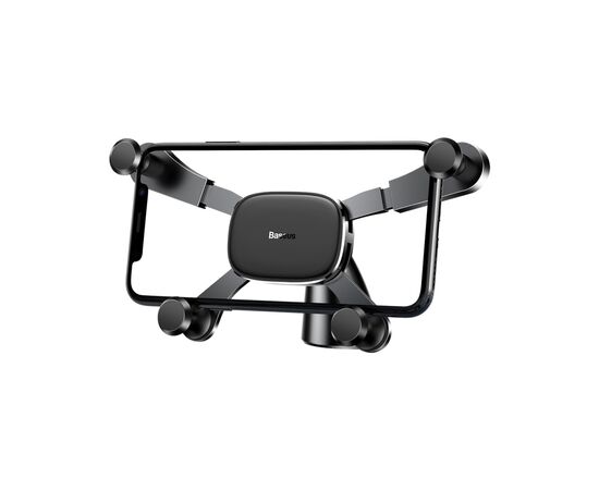 Универсальный автодержатель Baseus Horizontal Screen Gravity Vehicle-mounted Holder Black (SUYL-HP01), изображение 2 Универсальный автодержатель Baseus Horizontal Screen Gravity Vehicle-mounted Holder Black (SUYL-HP01), изображение 2