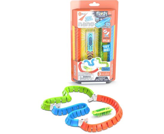 Интерактивная игрушка Hexbug Набор Nano Flash International Starter Set фиолетовый (433-7124_violet), изображение 2 Интерактивная игрушка Hexbug Набор Nano Flash International Starter Set фиолетовый (433-7124_violet), изображение 2