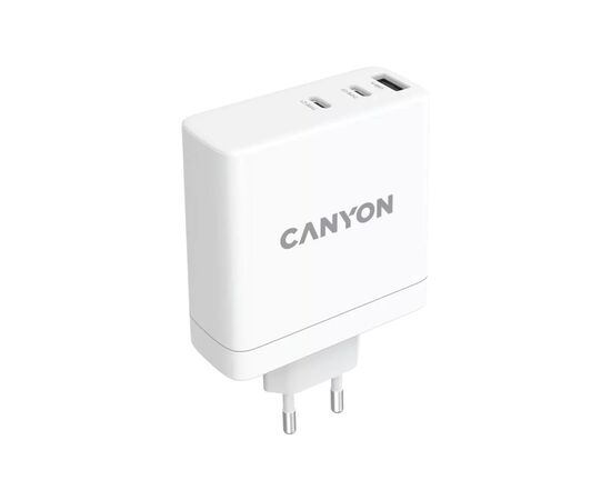 Зарядний пристрій Canyon H-140-01 Wall charger with 1USB-A 2 USB-C (CND-CHA140W01)