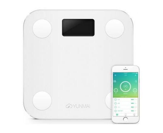 Весы напольные Yunmai Mini Smart Scale White (M1501-WH), изображение 6 Весы напольные Yunmai Mini Smart Scale White (M1501-WH), изображение 6