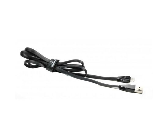 Дата кабель USB 2.0 AM to Lightning 1.0m flat Cablexpert (CCPB-L-USB-01BK), изображение 2 Дата кабель USB 2.0 AM to Lightning 1.0m flat Cablexpert (CCPB-L-USB-01BK), изображение 2
