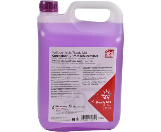 Антифриз Febi G12++ 5л фиолетовый -35°C (172019FE)