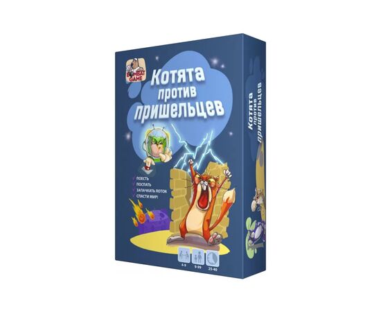 Настольная игра Bombat game Котята против пришельцев (рус.) (4820172800385)