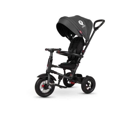 Детский велосипед QPlay RITO Rubber складаний триколісний Black (S380-2BlackRubber)