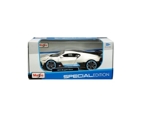 Машина Maisto Bugatti Divo белый 1:24 (31526 met. white), изображение 6 Машина Maisto Bugatti Divo белый 1:24 (31526 met. white), изображение 6