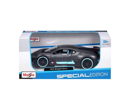 Машина Maisto Bugatti Divo сірий 1:24 (31526 grey), зображення 5 Машина Maisto Bugatti Divo сірий 1:24 (31526 grey), зображення 5