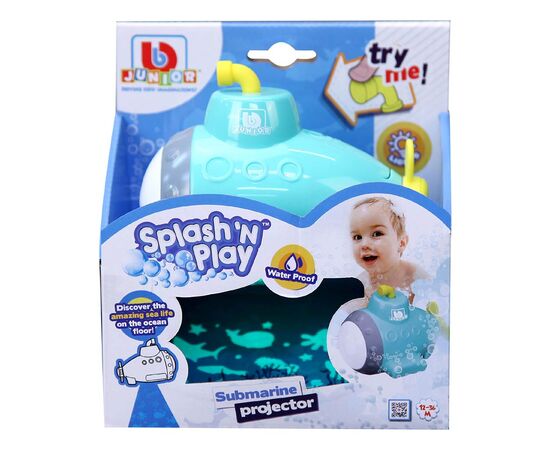 Игрушка для ванной Bb Junior Splash 'N Play Submarine Projector Подлодка (16-89001), изображение 5 Игрушка для ванной Bb Junior Splash 'N Play Submarine Projector Подлодка (16-89001), изображение 5