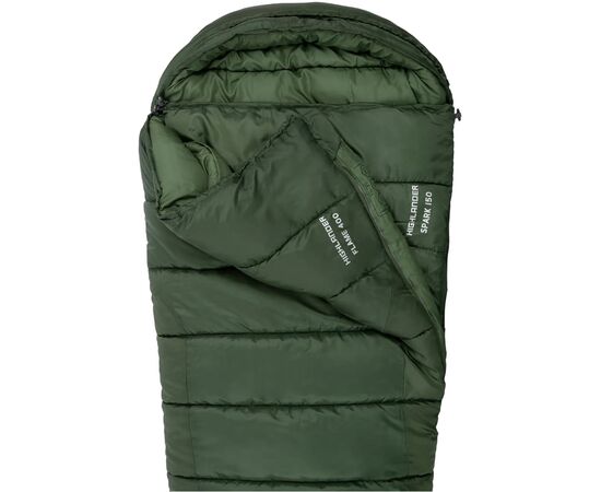 Спальный мешок Highlander Phoenix Spark 150/+4C Olive Green Left (SB242-OG) (929693), изображение 6 Спальный мешок Highlander Phoenix Spark 150/+4C Olive Green Left (SB242-OG) (929693), изображение 6