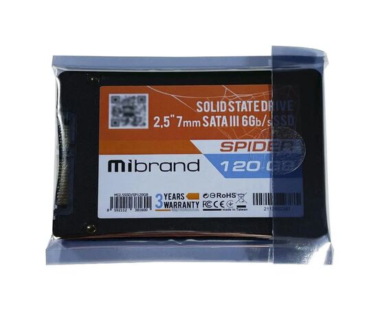 Накопитель SSD 2.5" 120GB Mibrand (MI2.5SSD/SP120GBST), изображение 4 Накопитель SSD 2.5" 120GB Mibrand (MI2.5SSD/SP120GBST), изображение 4