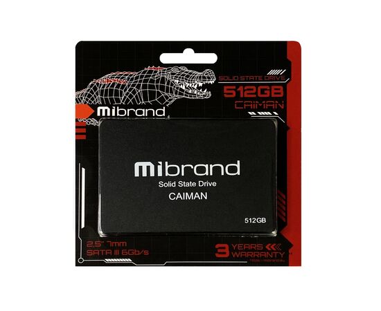 Накопитель SSD 2.5" 512GB Mibrand (MI2.5SSD/CA512GBST), изображение 2 Накопитель SSD 2.5" 512GB Mibrand (MI2.5SSD/CA512GBST), изображение 2