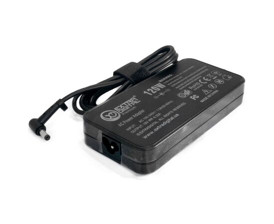 Блок живлення до ноутбуку Extradigital Asus 19V, 6.32A, 120W (5.5x2.5) Slim (PSA3892), зображення 3 Блок живлення до ноутбуку Extradigital Asus 19V, 6.32A, 120W (5.5x2.5) Slim (PSA3892), зображення 3
