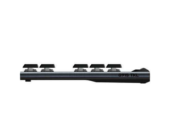 Клавіатура Logitech G915 TKL Tenkeyless Lightspeed Wireless RGB GL Clicky UA Carbon (920-009537), зображення 5 Клавіатура Logitech G915 TKL Tenkeyless Lightspeed Wireless RGB GL Clicky UA Carbon (920-009537), зображення 5
