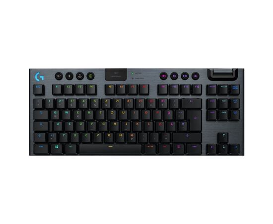 Клавіатура Logitech G915 TKL Tenkeyless Lightspeed Wireless RGB GL Clicky UA Carbon (920-009537)