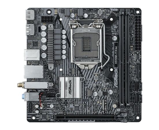 Материнская плата ASRock H510M-ITX/AC, изображение 2 Материнская плата ASRock H510M-ITX/AC, изображение 2