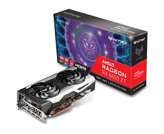 Видеокарта Sapphire Radeon RX 6650 XT 8Gb NITRO+ (11319-01-20G), изображение 6 Видеокарта Sapphire Radeon RX 6650 XT 8Gb NITRO+ (11319-01-20G), изображение 6