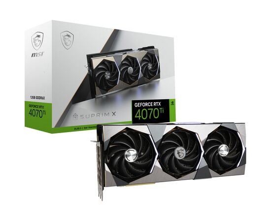 Видеокарта MSI GeForce RTX4070Ti 12Gb SUPRIM X (RTX 4070 Ti SUPRIM X 12G), изображение 10 Видеокарта MSI GeForce RTX4070Ti 12Gb SUPRIM X (RTX 4070 Ti SUPRIM X 12G), изображение 10