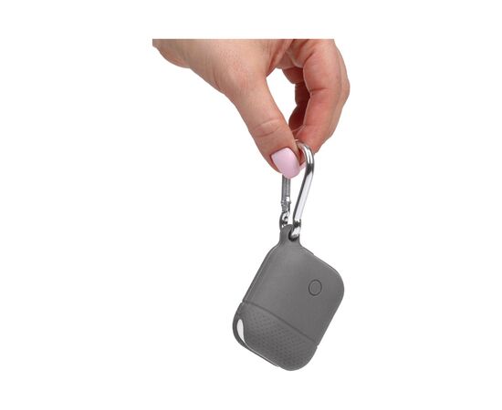 Чохол для навушників Huxing Series i-Smile для Apple AirPods IPH1458 Gray (703330), зображення 2 Чохол для навушників Huxing Series i-Smile для Apple AirPods IPH1458 Gray (703330), зображення 2