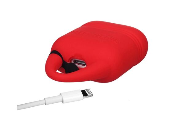 Чехол для наушников Kindon i-Smile для Apple AirPods IPH1430 Red (702347), изображение 3 Чехол для наушников Kindon i-Smile для Apple AirPods IPH1430 Red (702347), изображение 3