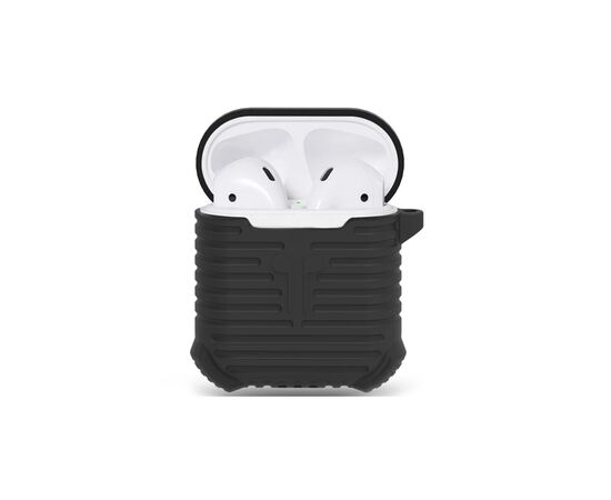 Чехол для наушников Protective i-Smile для Apple AirPods IPH1371 Black (702350), изображение 2 Чехол для наушников Protective i-Smile для Apple AirPods IPH1371 Black (702350), изображение 2