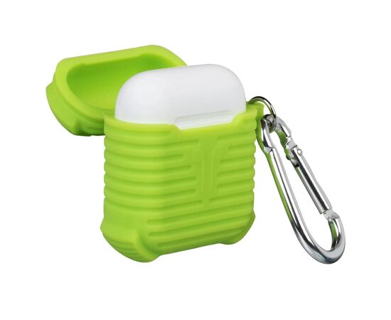 Чехол для наушников Protective i-Smile для Apple AirPods IPH1371 Green (702353), изображение 2 Чехол для наушников Protective i-Smile для Apple AirPods IPH1371 Green (702353), изображение 2