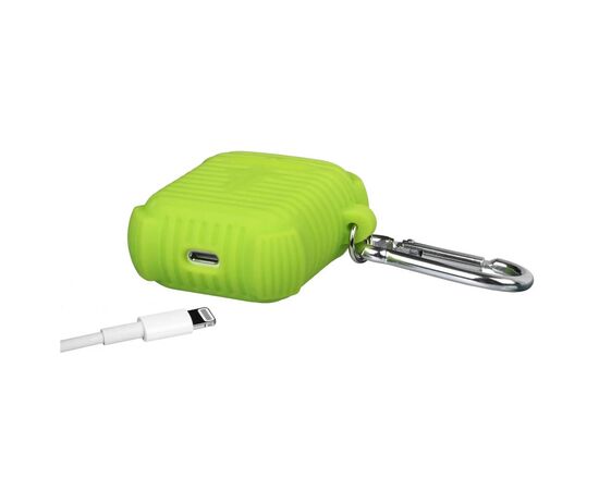 Чехол для наушников Protective i-Smile для Apple AirPods IPH1371 Green (702353), изображение 4 Чехол для наушников Protective i-Smile для Apple AirPods IPH1371 Green (702353), изображение 4