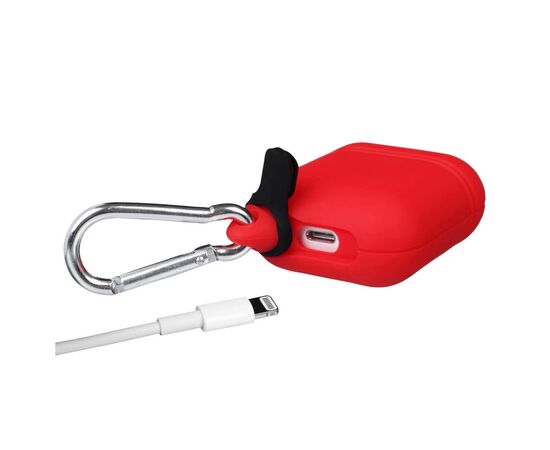 Чехол для наушников Rainproof i-Smile для Apple AirPods IPH1421 Red (702356), изображение 2 Чехол для наушников Rainproof i-Smile для Apple AirPods IPH1421 Red (702356), изображение 2