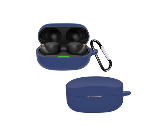 Чохол для навушників BeCover Silicon для Sony WF-1000XM4 Deep Blue (707190)