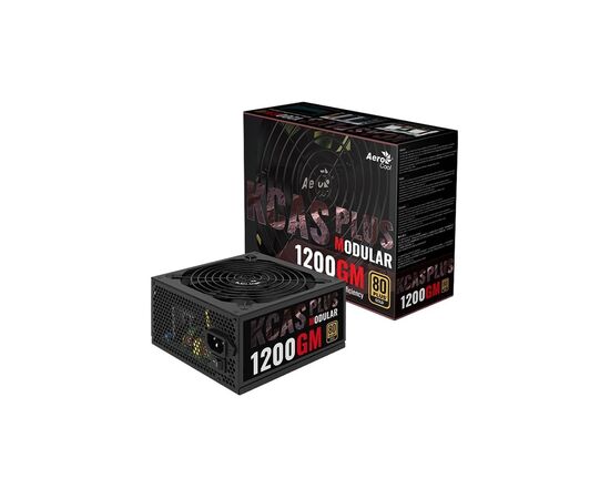 Блок питания AeroCool 1200W KCAS Plus 1200GM (ACPG-KPK2FEC.12), изображение 5 Блок питания AeroCool 1200W KCAS Plus 1200GM (ACPG-KPK2FEC.12), изображение 5
