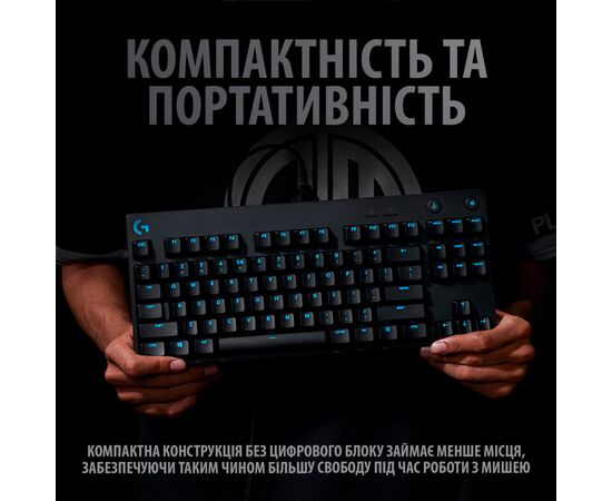 Клавиатура Logitech G PRO Mechanical Gaming USB Black (920-009392), изображение 4 Клавиатура Logitech G PRO Mechanical Gaming USB Black (920-009392), изображение 4