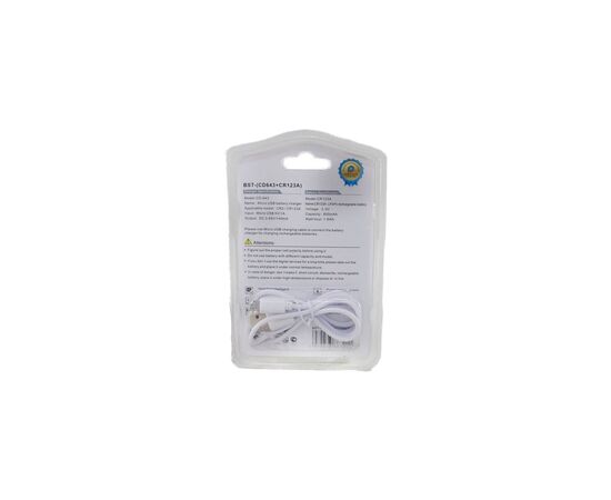 Зарядное устройство для аккумуляторов Beston BST-CD643 2slots for CR123A LiFePo + 2 аккумулятора CR123A (AAB1885), изображение 3 Зарядное устройство для аккумуляторов Beston BST-CD643 2slots for CR123A LiFePo + 2 аккумулятора CR123A (AAB1885), изображение 3