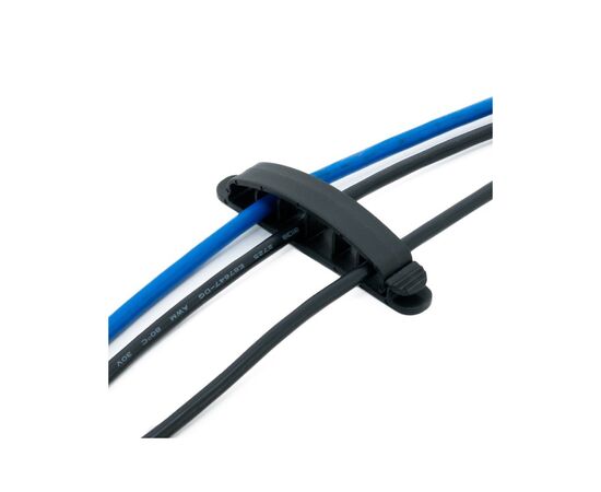 Держатель для кабеля Extradigital CC-926 Cable Clips, Black (KBC1711), изображение 5 Держатель для кабеля Extradigital CC-926 Cable Clips, Black (KBC1711), изображение 5