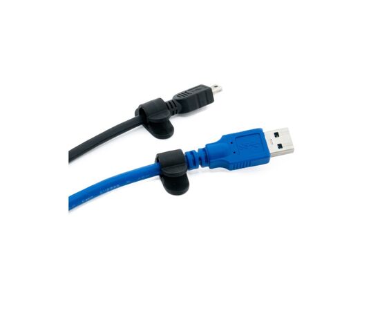 Держатель для кабеля Extradigital CC-926 Cable Clips, Black (KBC1711), изображение 7 Держатель для кабеля Extradigital CC-926 Cable Clips, Black (KBC1711), изображение 7