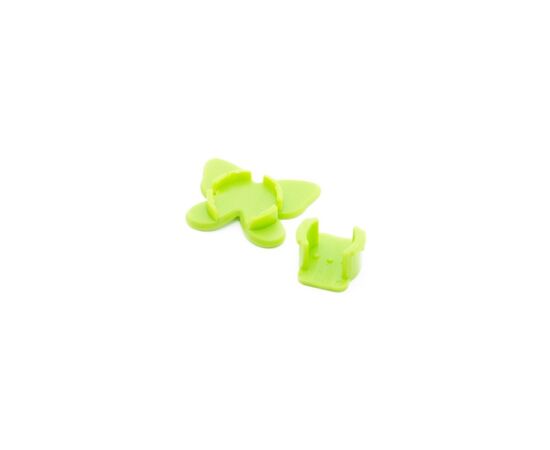 Держатель для кабеля Extradigital CC-948 Cable Clips butterfly, Green (KBC1713), изображение 3 Держатель для кабеля Extradigital CC-948 Cable Clips butterfly, Green (KBC1713), изображение 3