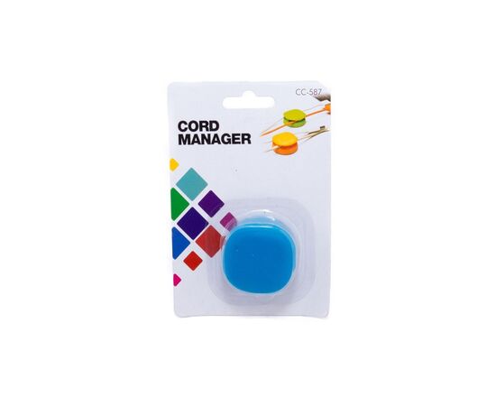 Держатель для кабеля Extradigital CC-587 Cable Clips, Blue (KBC1705), изображение 6 Держатель для кабеля Extradigital CC-587 Cable Clips, Blue (KBC1705), изображение 6