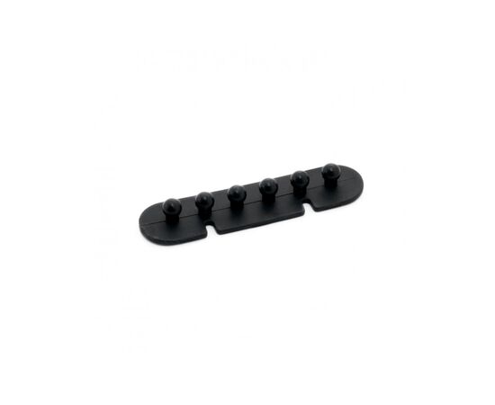 Держатель для кабеля Extradigital CC-595 Cable Clips, Black/Blue (KBC1725), изображение 2 Держатель для кабеля Extradigital CC-595 Cable Clips, Black/Blue (KBC1725), изображение 2